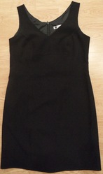 Строгое классическое черное платье Classic Woman 44-46 размер.